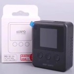 Hot Sales ISDT 608PD DC 240W 10A, USB-C 140W 5A Pocket Battery Charger/Discharger APP Remote Control for LiFe, LiPo, LiHv 1-6S